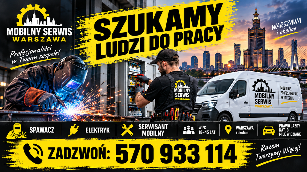 Praca Jeden Numer, Wszystkie Usługi! Dzwoń mamy pracę!