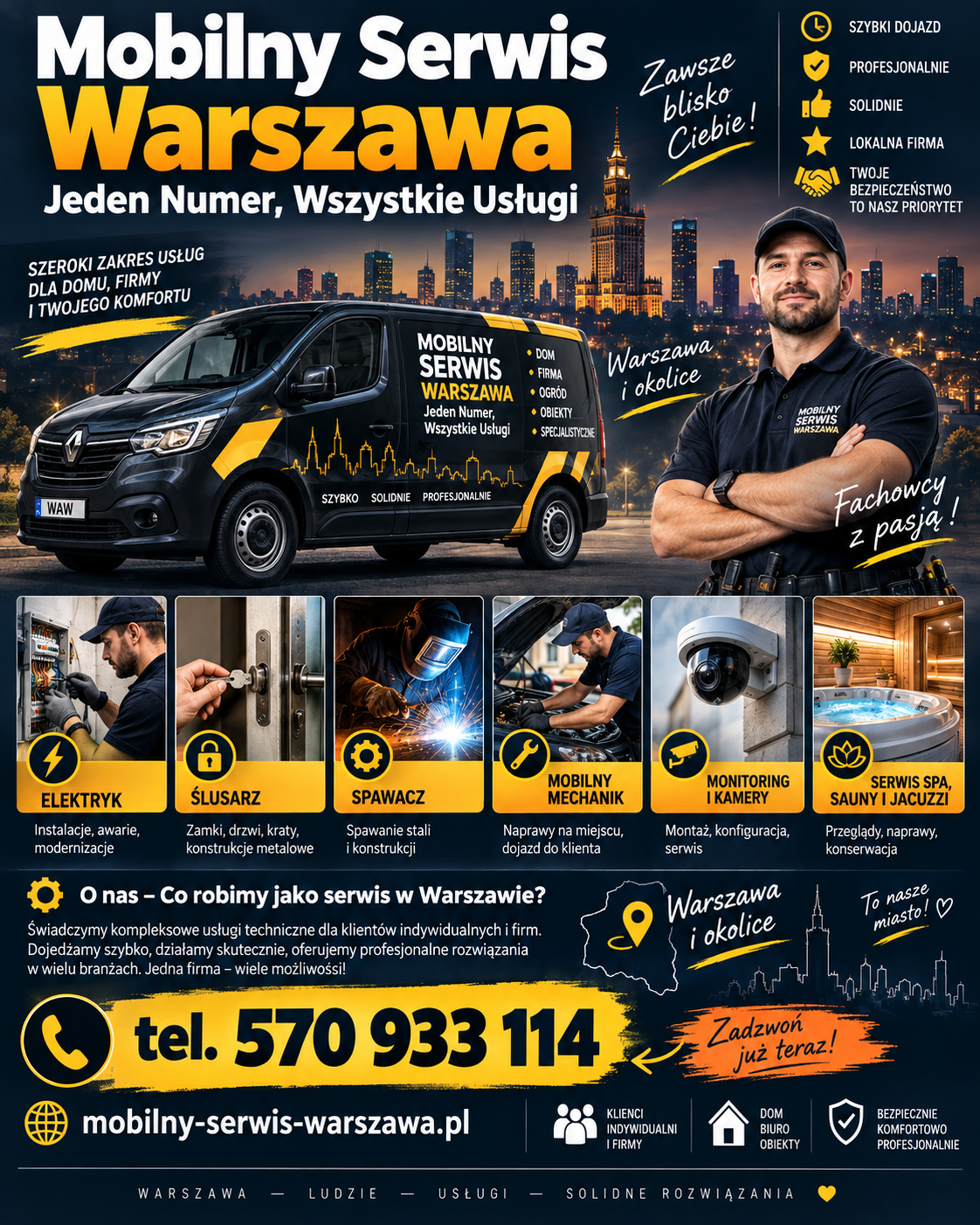 Jeden Numer, Wszystkie Usługi!
+48 570 933 114