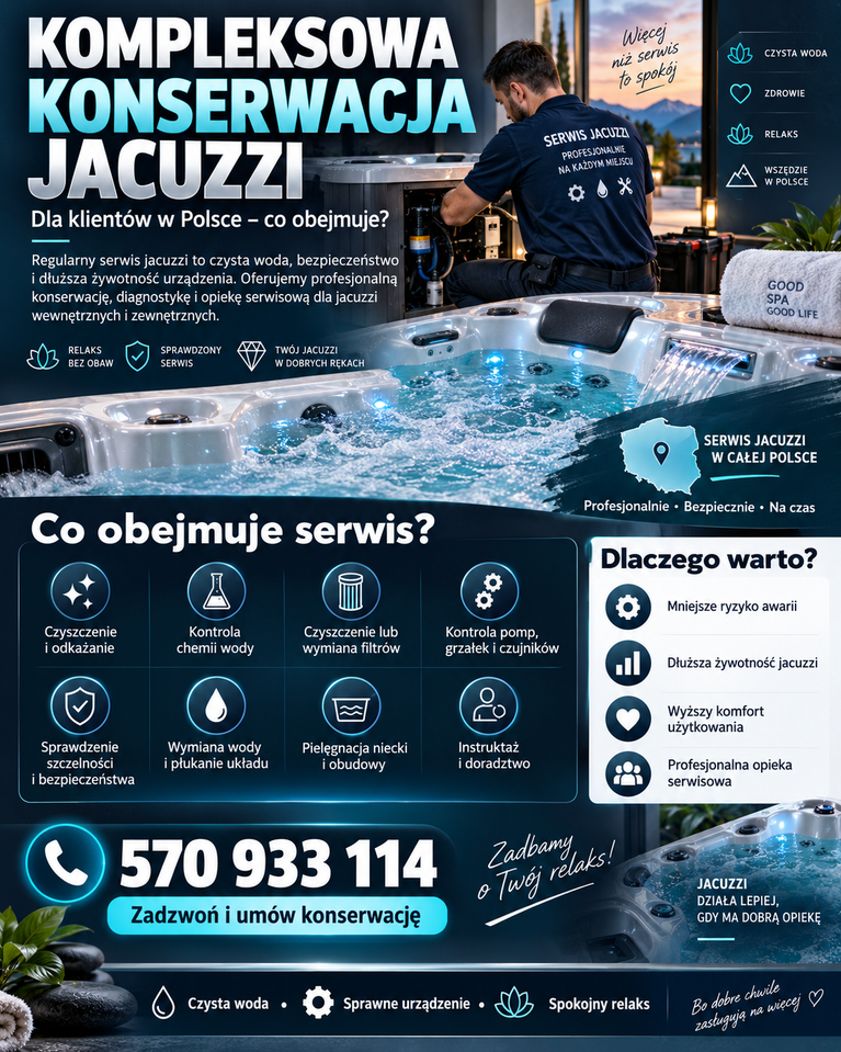 Naprawa Jacuzzi Warszawa