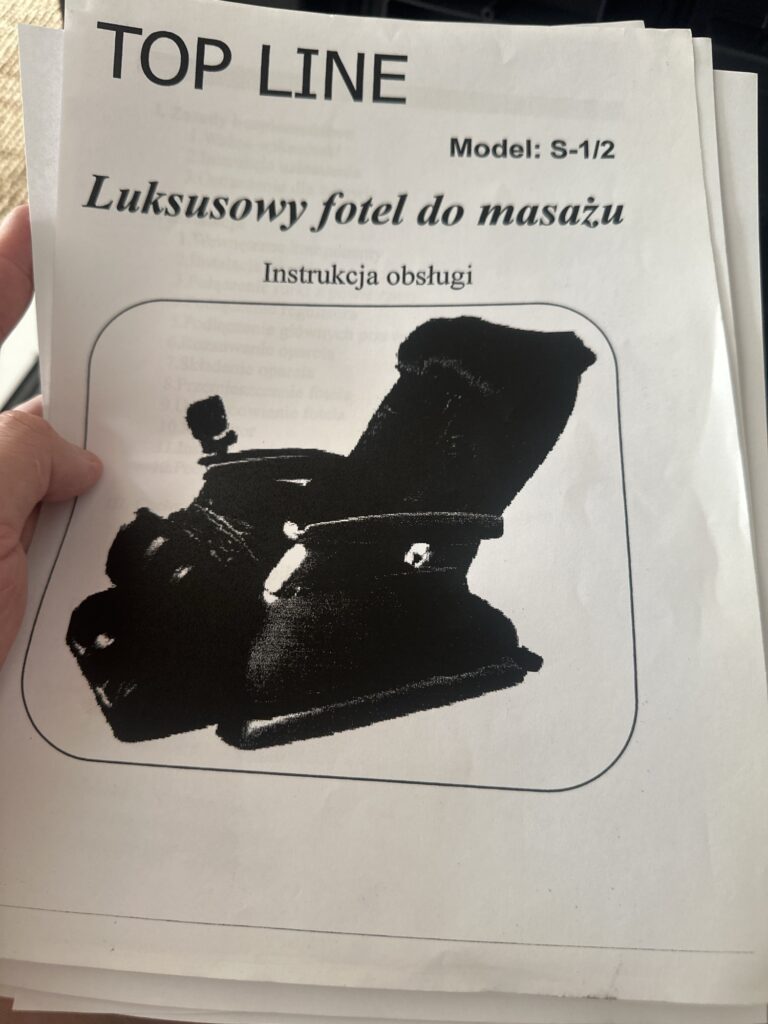 Naprawa Fotela Top Line Model S-1/2 Warszawa i Okolice, zamów nasze usługi z dojazdem, elektryka, mechanika, serwis w stolicy.