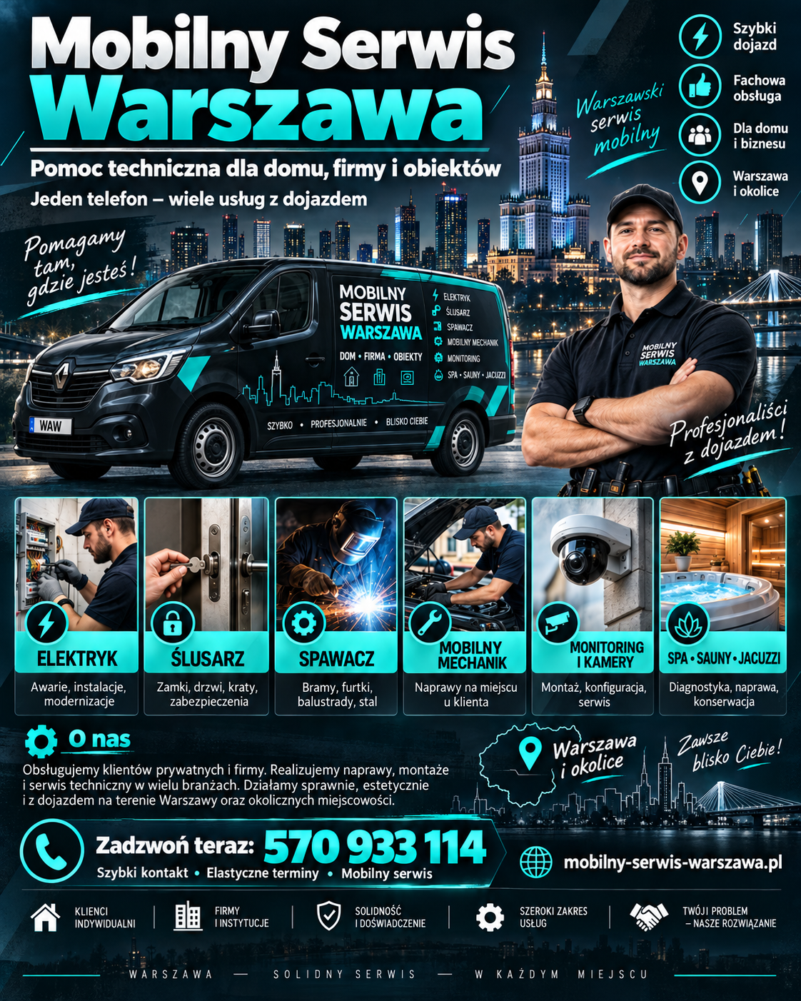 Co publikować jako następne? Usługi mobilnego spawacza i serwisanta Warszawa