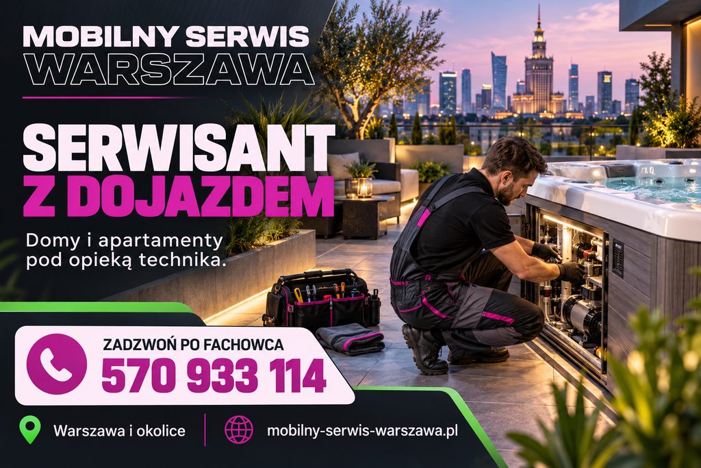 Wymiana pompy w dużym jacuzzi, zamów nasze usługi z dojazdem, jesteśmy serwisem mobilnym, działamy skutecznie i tanio.