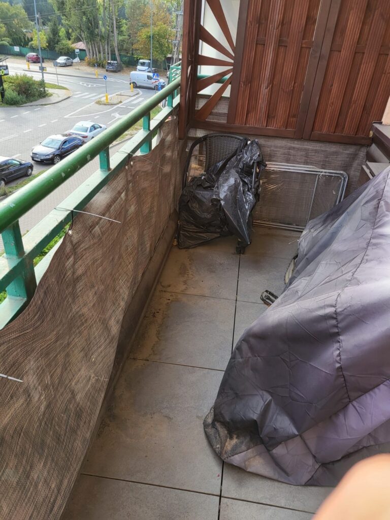 Naprawa balustrady na balkonie