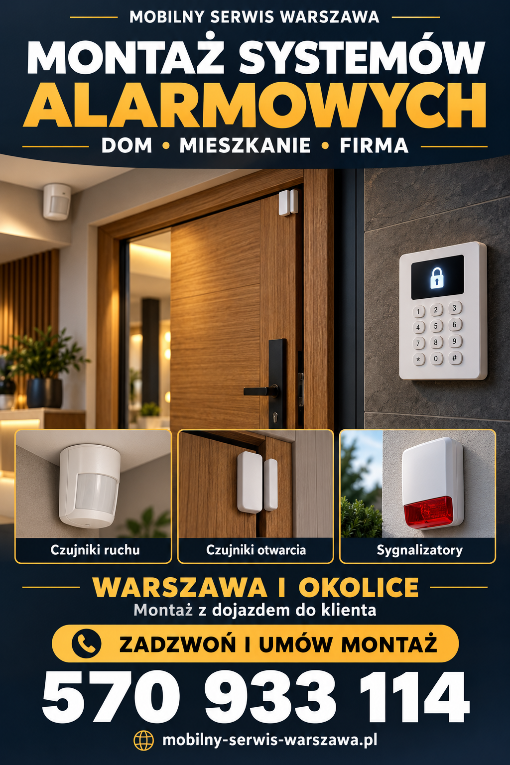 Montaż systemów alarmowych, kamer, domofonów, zamków elektrycznych,
