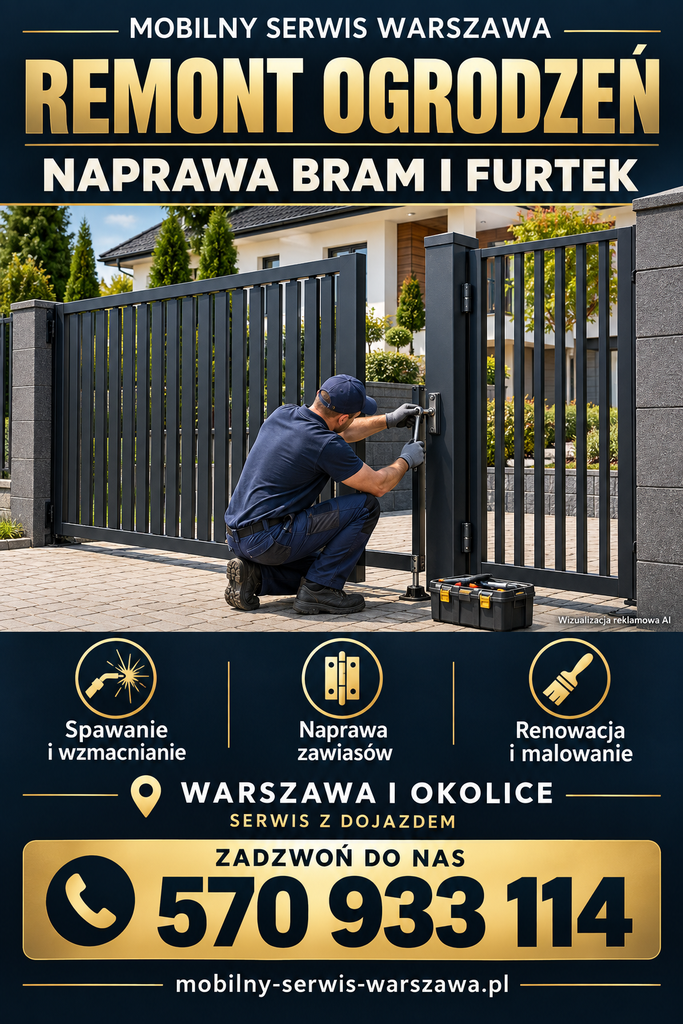 Naprawa Bram i Furtek Warszawa