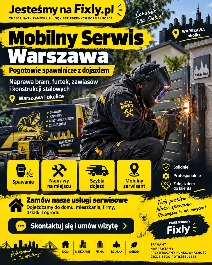 Znajdź nas na Fixly.pl i zamów serwisanta!